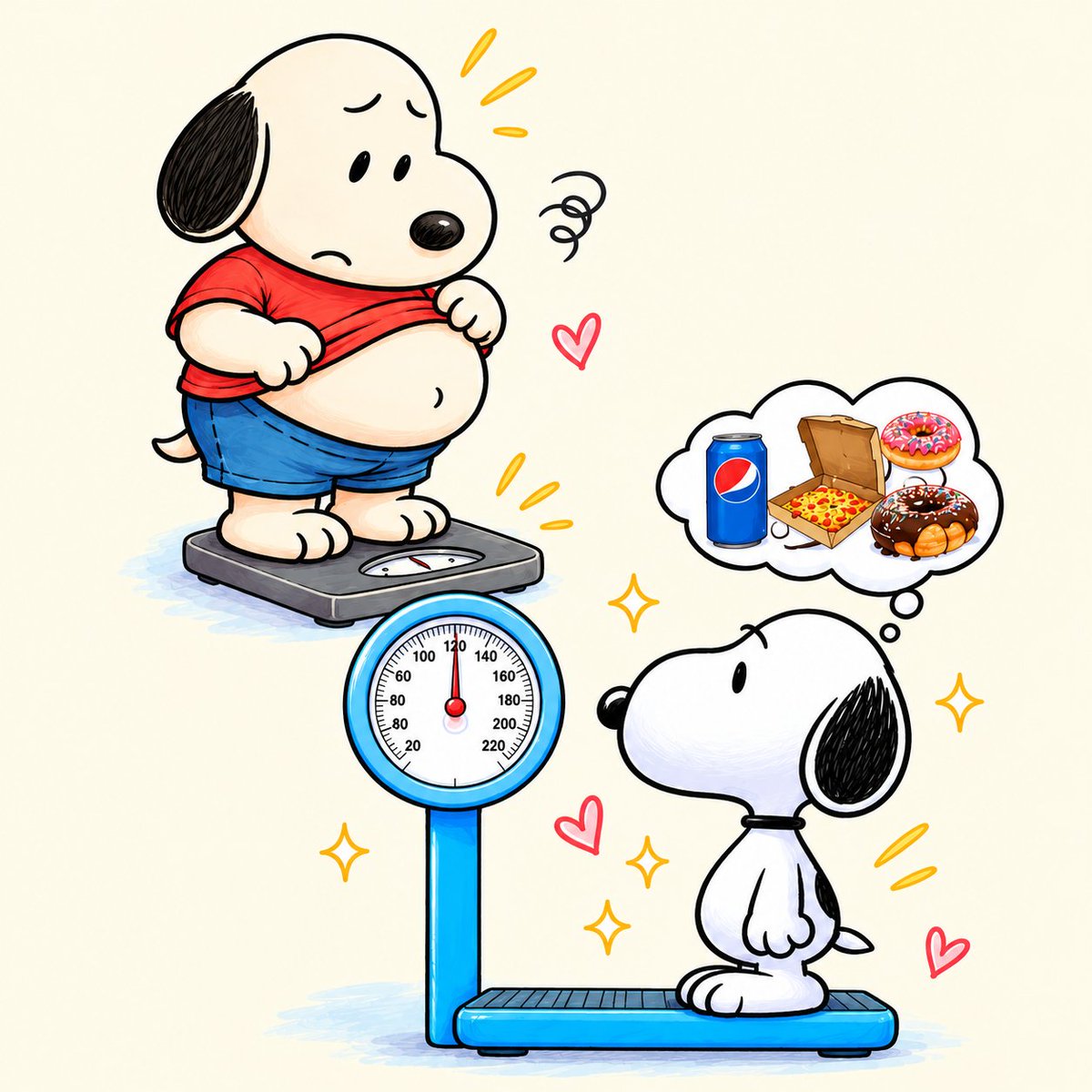 snoopyb047's tweet photo. Me every time I step on the scale 😂⚖️ https://t.co/EZbaP5lXCw