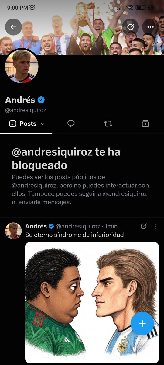 HialexXx_'s tweet photo. Pero no me bloquees argentinito ser inferior jajajajajajaja https://t.co/AipEP0Py4a
