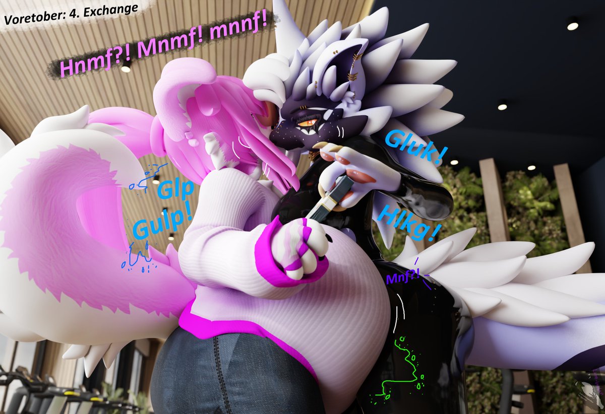 DatVampireBun's tweet photo. 4. Exchange. Had a fun time with this one :>
#vore #voretober #voretober2026 https://t.co/7XsLtw5dXA