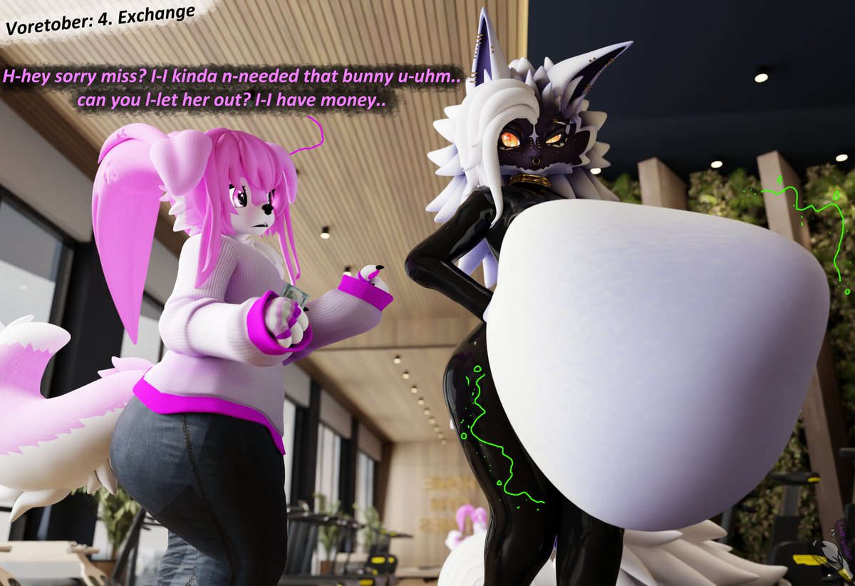 DatVampireBun's tweet photo. 4. Exchange. Had a fun time with this one :>
#vore #voretober #voretober2026 https://t.co/7XsLtw5dXA
