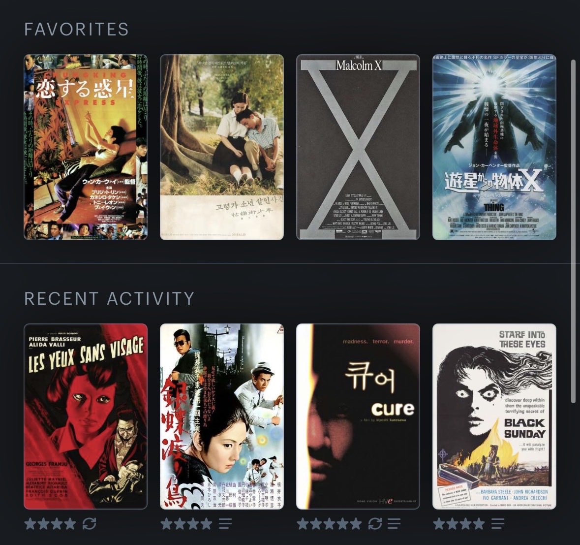 BigKurosawaFan's tweet photo. People posting their letterboxd accounts let me get in on this action👇👇 https://t.co/ONVPmXsIE6