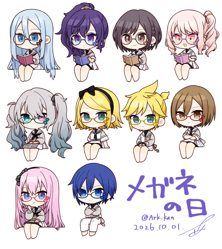 Ark_kan's tweet photo. 眼鏡の日だー（再掲） https://t.co/j6UiBqyNLy