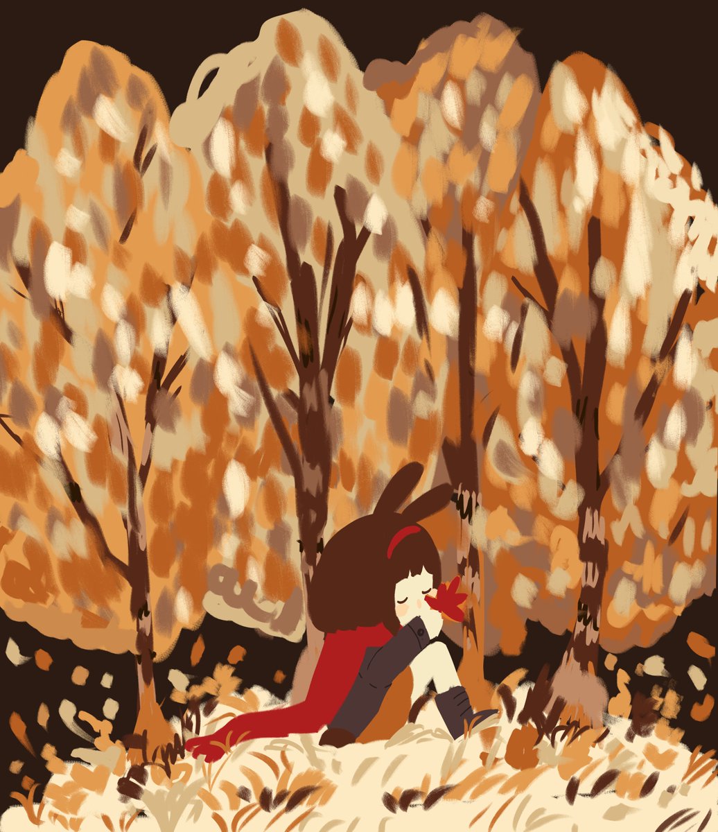 cutiekunkun's tweet photo. Desde hace rato tenía ganas de hacer algún reto... me sentí tan libre dibujando asi <3 
#reonwie_drawtober2026 #maple https://t.co/HBD9SOj58E