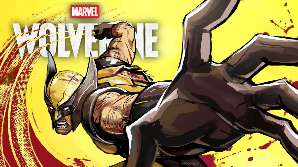 BROONOart's tweet photo. Wolverine thumbnail 👊 https://t.co/E9wGlRqfHl
