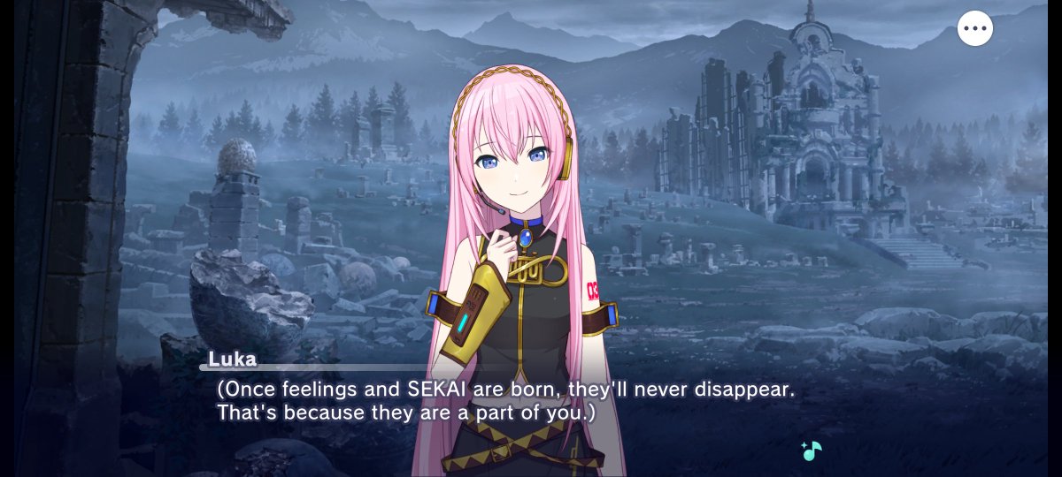 happynarrator's tweet photo. It's so strange how much lore they bury in the colo/bloomfes side stories that most players will literally never see because you have to pull them off gacha. Luka spent half this side story trying to figure out if the owner of this Sekai was dead or alive https://t.co/3vpRMa9TPM