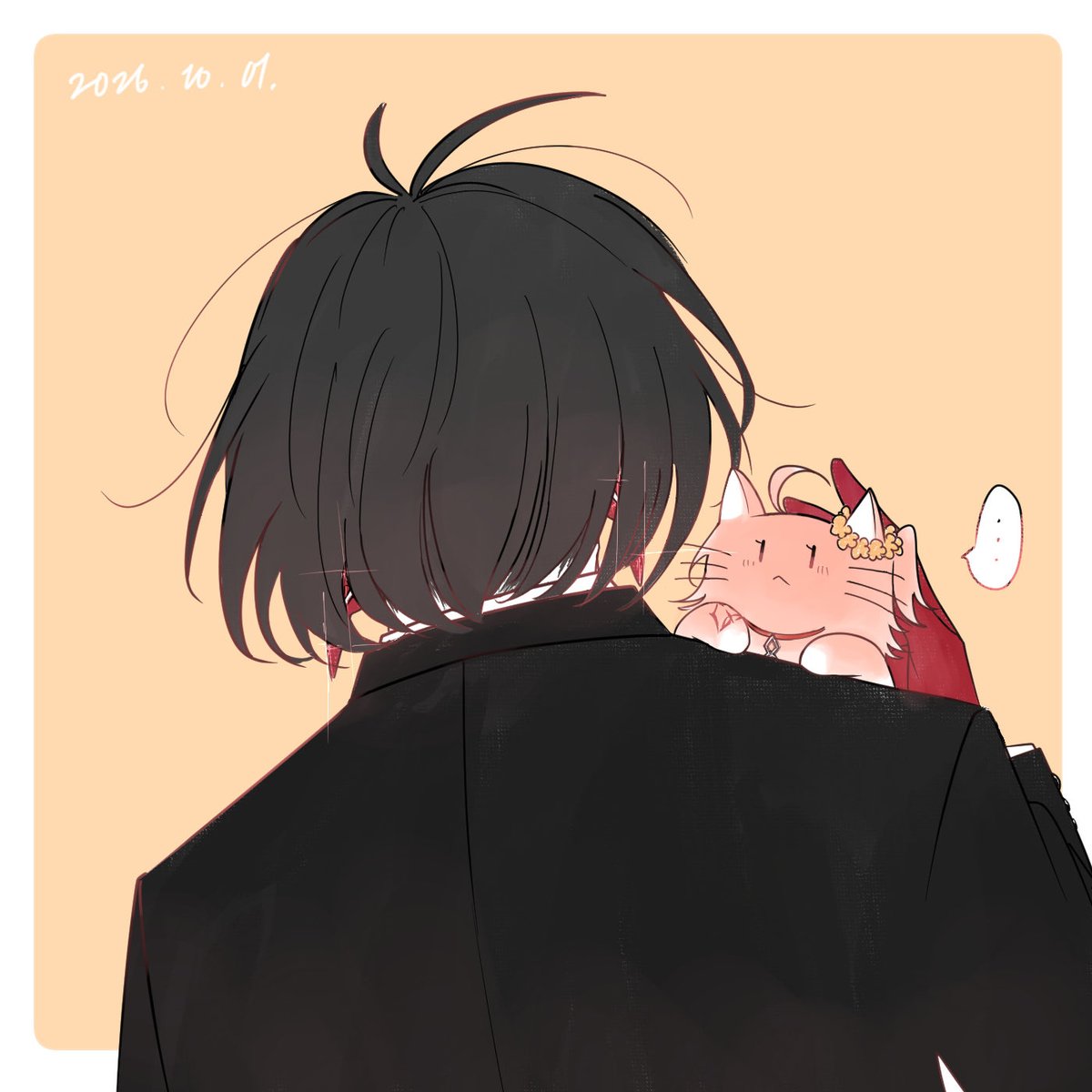 keep_away_z2's tweet photo. そういえば移動中に描いたコンぐだ♀（ﾈｺﾁｬﾝ） https://t.co/T2TxbghS1R