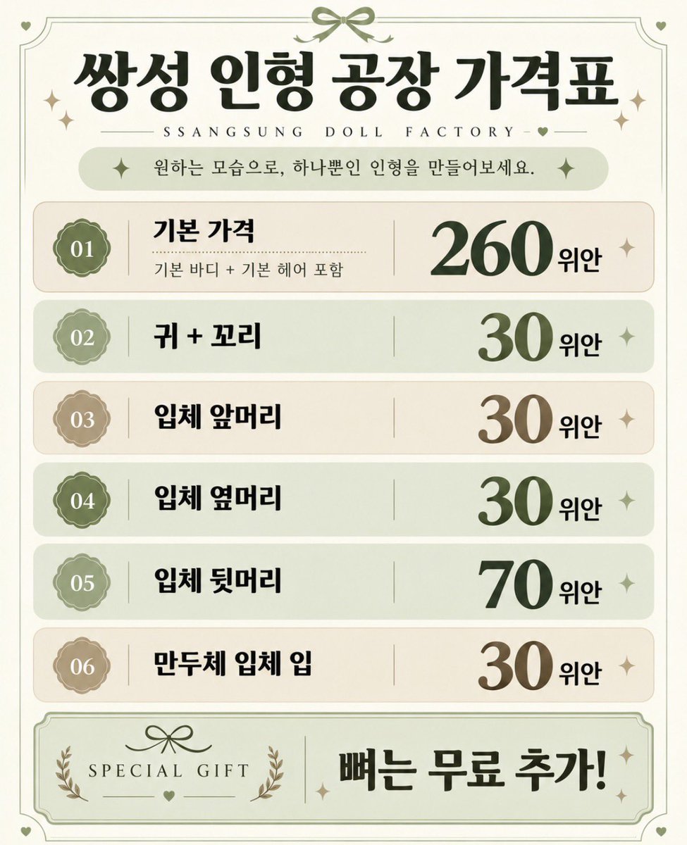 ssangseong's tweet photo. RT 추첨 1분께 크레페 5000원 이용권! 
지난 이벤트 추첨 완료

📍5-8만원대로 인형 제작하기! 
📍쌍성 공장만의 특별한 체형 만두체도 만나 보세요! 

#우리_공장으로_오세요 #우리_공장을_소개합니다 https://t.co/ar0ppjNygY