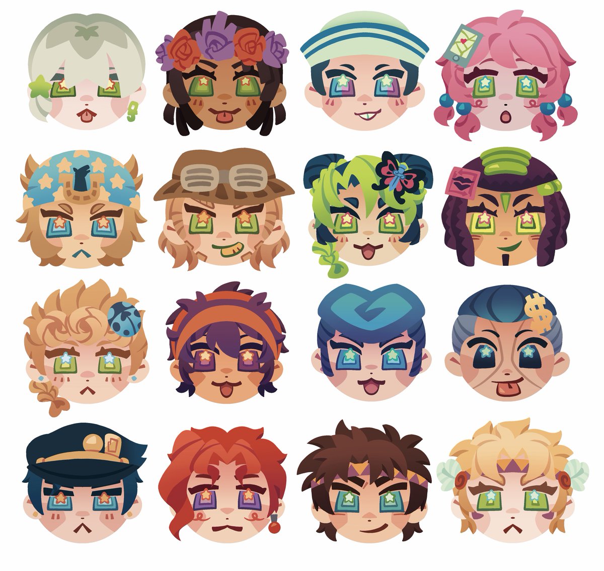 fishfud_art's tweet photo. jojo balls for upcoming buttons (I'm so sorry jonathan) https://t.co/sqbb6SFmc9