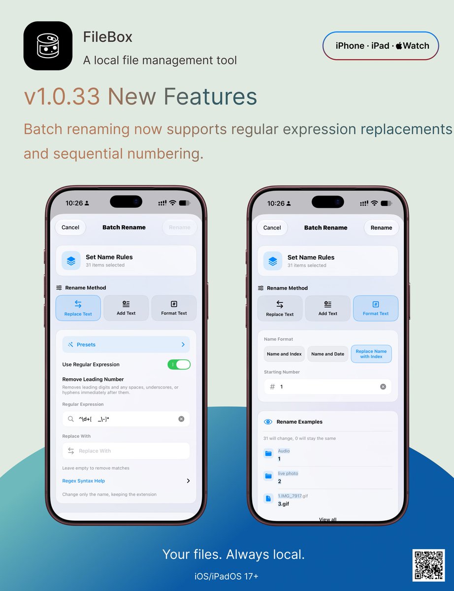 JJDogegg's tweet photo. Filebox v1.0.33 new features 
1. Added a comic reader for CBZ/CBR files and image folders, with two-page layouts and continuous scrolling.
2. Create CBZ comics from images, with password protection and watermarks. https://t.co/6ij6cRztZT