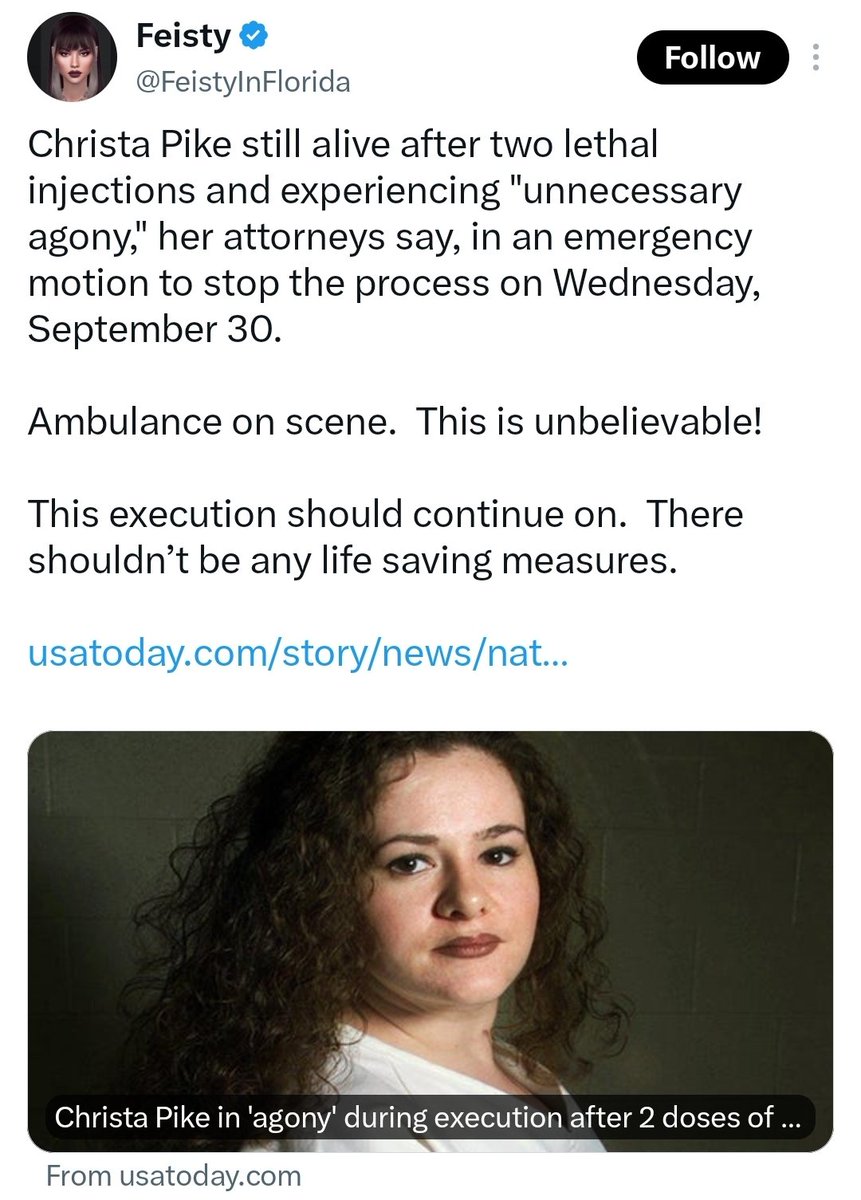 RosieRocks28's tweet photo. Clearly they should have sent her to a Canadian hospital to be executed. https://t.co/gG32VjJhvi