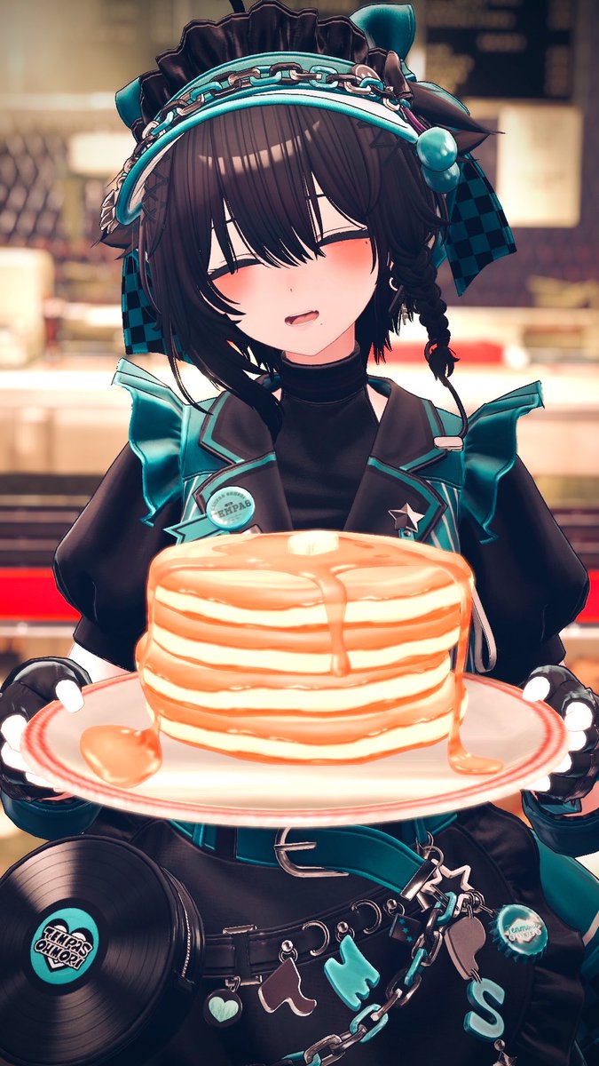 Lusi_VRC's tweet photo. 🥞

#てんぱすおおもり　#Nagi3D https://t.co/S2BDAkDyuF