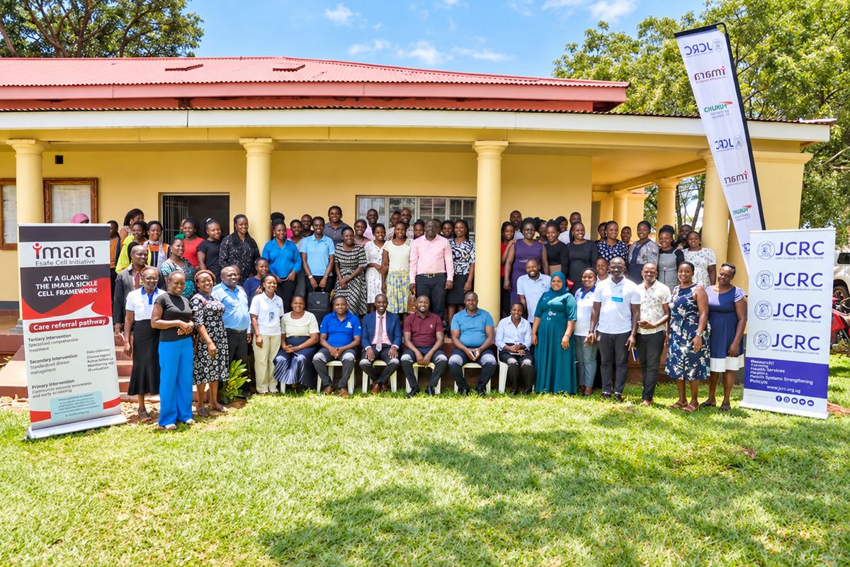 Microhaem's tweet photo. Microhaem Scientifics Ltd: Strengthening sickle cell care in Jinja! 🇺🇬
With @MinofHealthUG @jcrc_official1 @JinjaRRH, @IMARA and @Jinjadlg Local Government, we trained health workers from 32 facilities, including diagnosis using our Ugandan-made #MicroScreen Sickle Cell Rapid Test Kit.
Prioritising newborn screening, Test and Treat, appropriate Hydroxyurea use and electronic reporting.
Stronger skills. Earlier diagnosis. Better care.
#MicrohaemScientifics #SickleCellAwareness #MadeInUganda