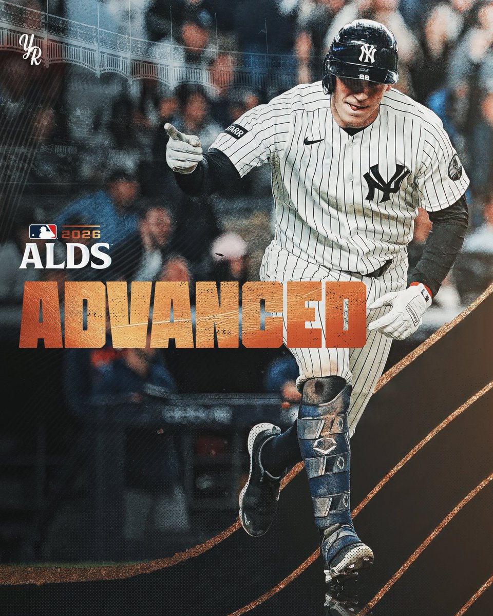 YankeeReport_'s tweet photo. THE YANKEES HAVE ADVANCED TO THE ALDS!!! 🍾 https://t.co/rHGR9i22pi
