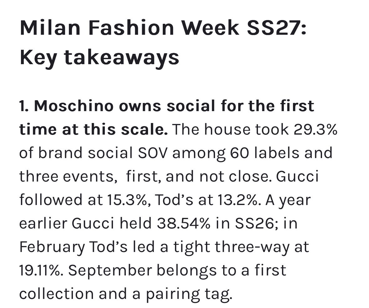 NAPnSNAP's tweet photo. ขอลงเก็บความภูมิใจกับ ฟชว ครั้งแรกของเติ้ลเฟิร์สวัน 🥹
 TLE FIRSTONE AT MFW 2027  #MOSCHINOSS27xTLEFIRSTONE    

#MOSCHINO  
#TLE_mtm #Firstone #TleFirstone

ทางผู้เขียนใช้คำว่า  “took a feed” แปลคือเติ้ลและเฟิร์สครองพื้นที่บนฟีดใน ฟชว ปีนี้ ประโยคนี้อิมแพคมากและรูปอื่นๆที่ผู้เขียนชื่นชมและปาสถิติแบรนด์ MOSCHINO ที่สามารถครองพื้นที่สื่อในยอดเท่านี้ได้ครั้งแรก ตามอ่านทั้งหมดแล้วมีแต่ความภูมิใจ 🥹🥹🥹