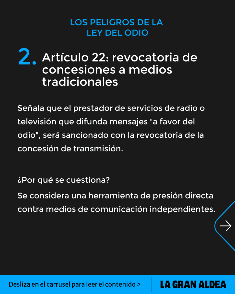 lagranaldea's tweet photo. Este #29Sep, Delcy Rodríguez solicitó a la Asamblea Nacional una "reforma parcial" de la Ley contra el Odio.
A propósito de esta petición, repasamos la ambigüedad jurídica detrás de sus artículos más cuestionados 👇
🔗 https://t.co/9ggHS6QJ9y https://t.co/S65vSQnC1b