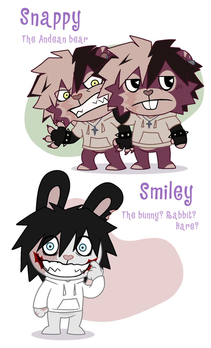 CrazyKureiji's tweet photo. Introducing Snappy and Smiley 

#jtk #htf https://t.co/0ZB09RVFVl