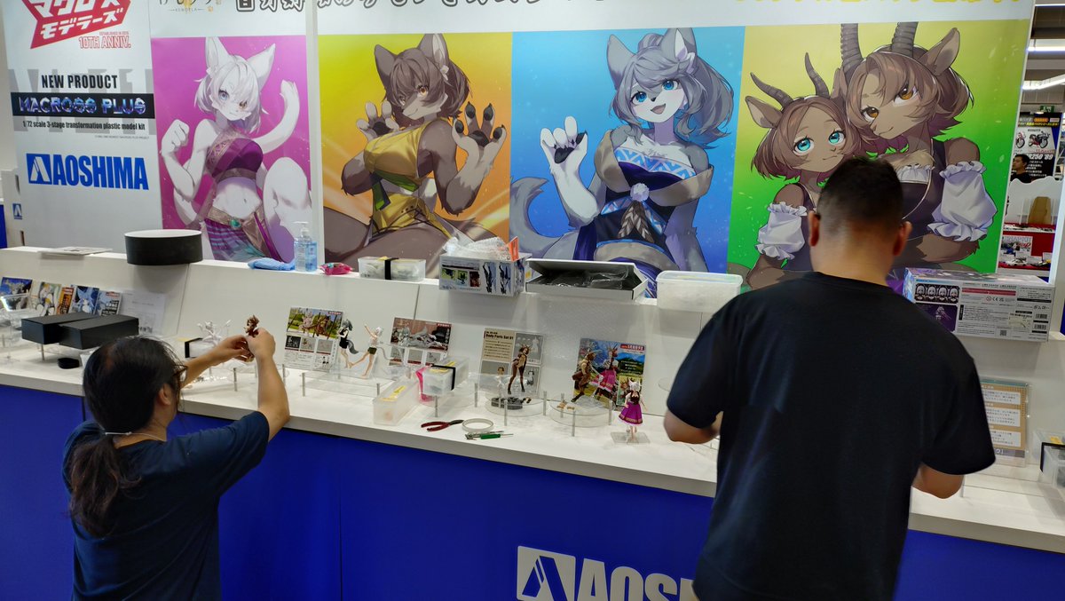 KEMOPLA_info's tweet photo. ホビーショーの準備が順調に進んでいます✌
まだまだ先だと思っていましたが、もう明日からスタートなんですね😎 https://t.co/aExTn6KDSD
