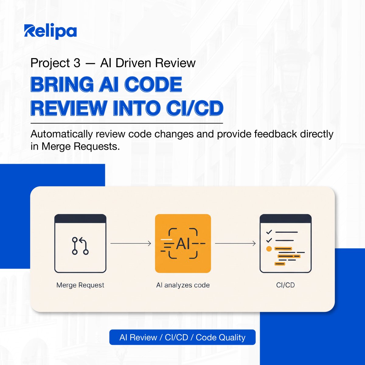 RelipaGlobal's tweet photo. 🚀 Relipa Hackathon 2026 | 6 AI Projects Built
🔹 SPEC REVIEW SYSTEM
🔹 Mochi Knowledge
🔹 AI Driven Review
🔹 RelGuard
🔹 LeadRadar
🔹 Enterprise AI Knowledge Assistant RAG
📌 https://t.co/SelsSsaB1c
#Relipa #RelipaHackathon2026 #AI #DX #AIDevelopment #Innovation https://t.co/k7KnU6yQ0z