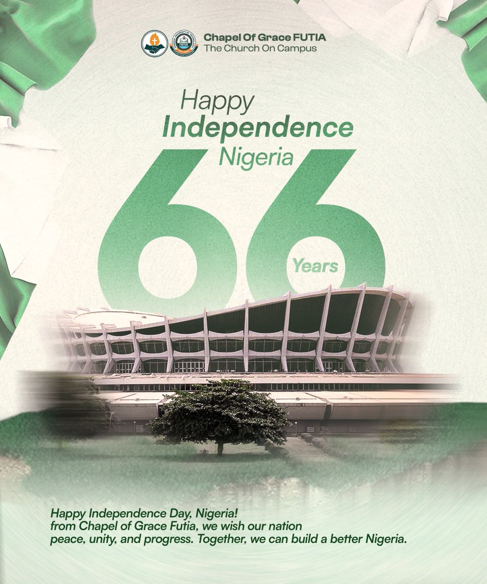 abba_graphix's tweet photo. Happy 66th Independence Day, Nigeria

Sixty-six years on, the work continues. May this new year bring leadership that serves, citizens who hold it accountable, and progress we can all feel.
God bless Nigeria. https://t.co/pwXcZLIBkR
