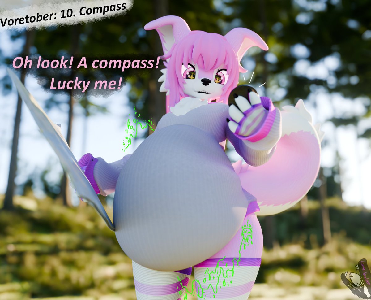 DatVampireBun's tweet photo. 10. Compass. 
#vore #voretober #voretober2026 https://t.co/PLOQBSvRoi