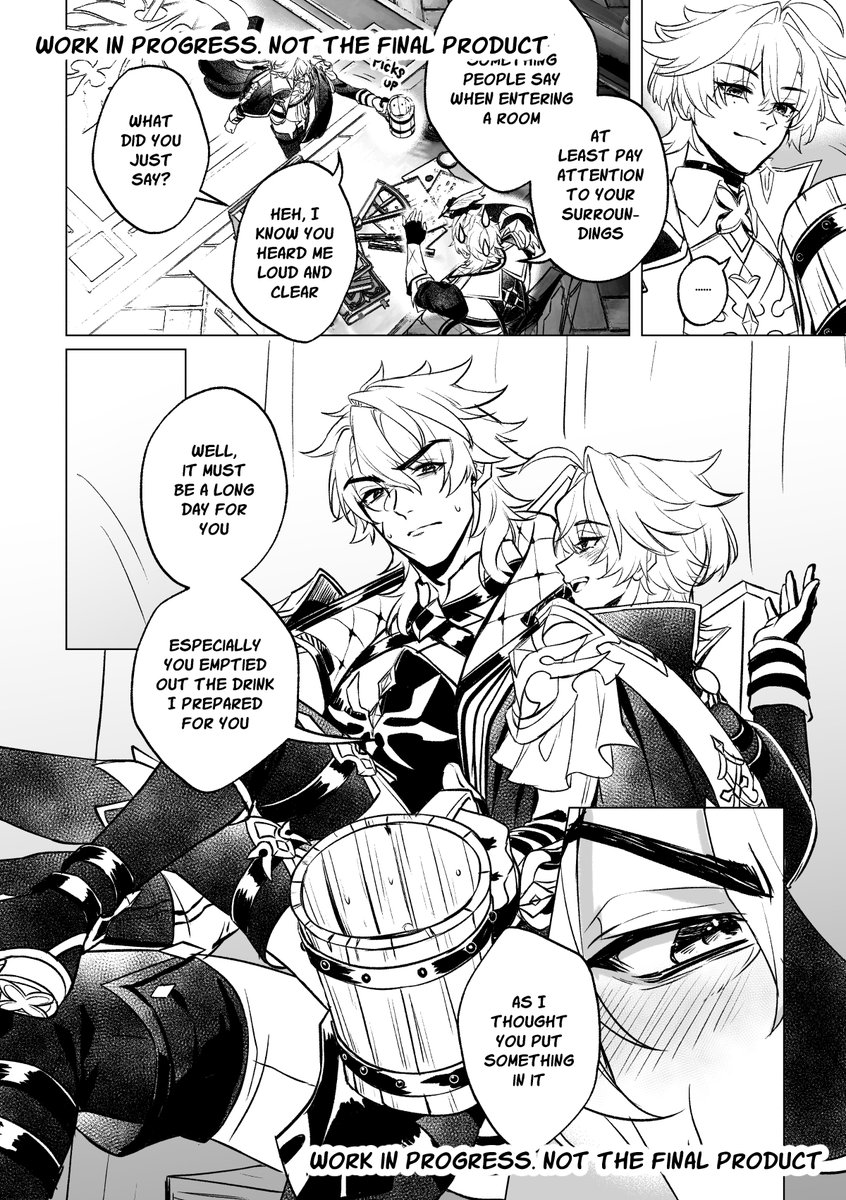 Yamyouw's tweet photo. [NEW DOUJINSHI] 🔞 RAZMAZENEE
Varka > Lohen < Mika #varmihen
A5 | 40P

premise: Lohen should start paying attention with his surrounding, but ANYWAY-

sample (3/9) https://t.co/OBvrhAZ5MQ
