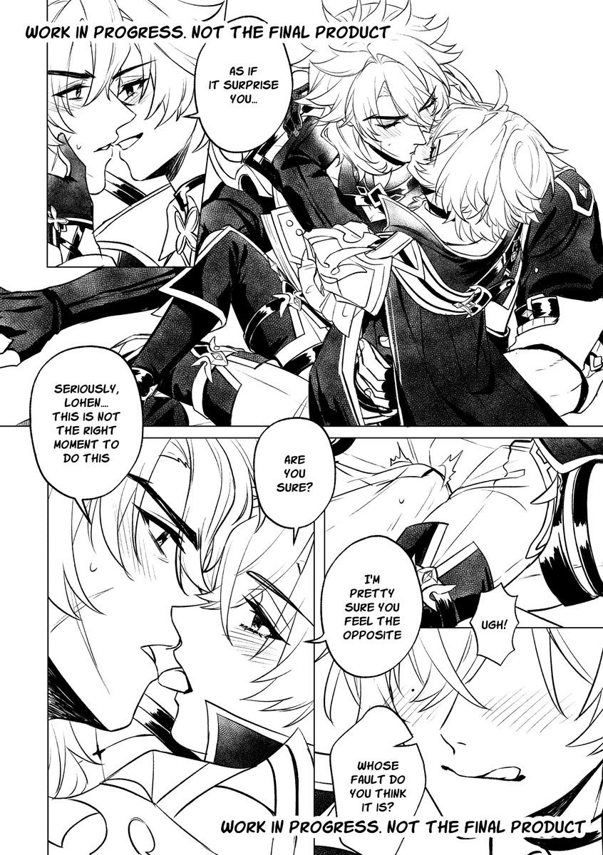 Yamyouw's tweet photo. [NEW DOUJINSHI] 🔞 RAZMAZENEE
Varka > Lohen < Mika #varmihen
A5 | 40P

premise: Lohen should start paying attention with his surrounding, but ANYWAY-

sample (3/9) https://t.co/OBvrhAZ5MQ
