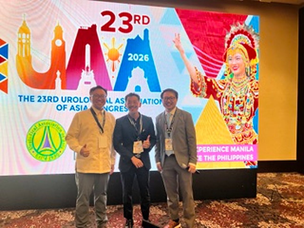 UABUrology's tweet photo. Kazumi Taguchi, M.D., Ph.D., represented the @UABHeersink Dept. of Urology at @UAA2026 in Manila, sharing his expertise through lectures, panel discussions, and a live surgery session!

@Kazumi_Taguchi | #UAA2026 https://t.co/zw9YRsMctr