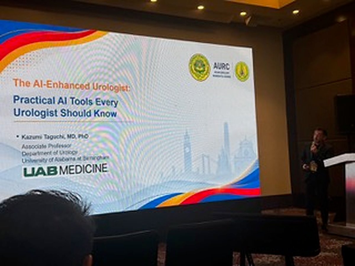 UABUrology's tweet photo. Kazumi Taguchi, M.D., Ph.D., represented the @UABHeersink Dept. of Urology at @UAA2026 in Manila, sharing his expertise through lectures, panel discussions, and a live surgery session!

@Kazumi_Taguchi | #UAA2026 https://t.co/zw9YRsMctr