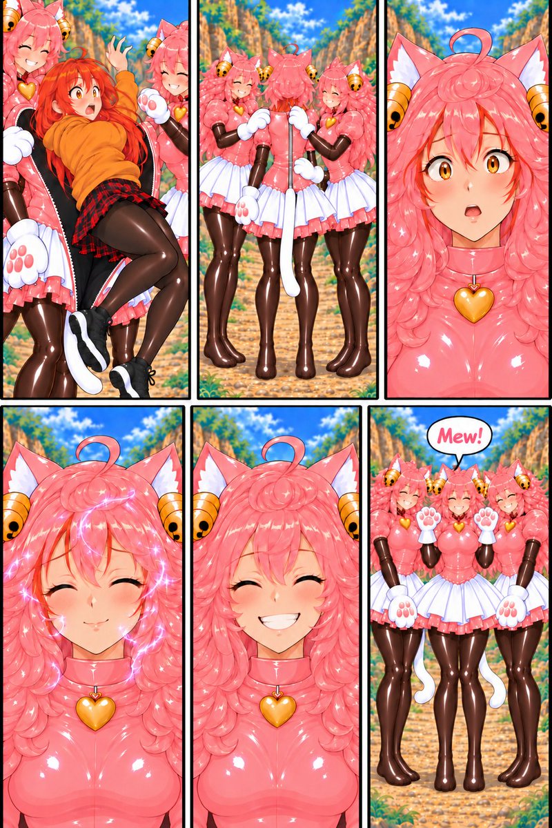 lucidDonald's tweet photo. @RubberCelestial @DarksideLumelle @UnLimitedDrea16 @LatexSkarlett Mew~! 🩷 https://t.co/GCUTIPME8K