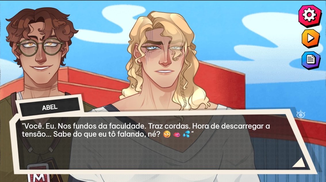 miihrm_'s tweet photo. KKKKKKKKKKKK eu amo esse jogo 
o cain querendo e sabendo pedir https://t.co/1sE9FZoy6j