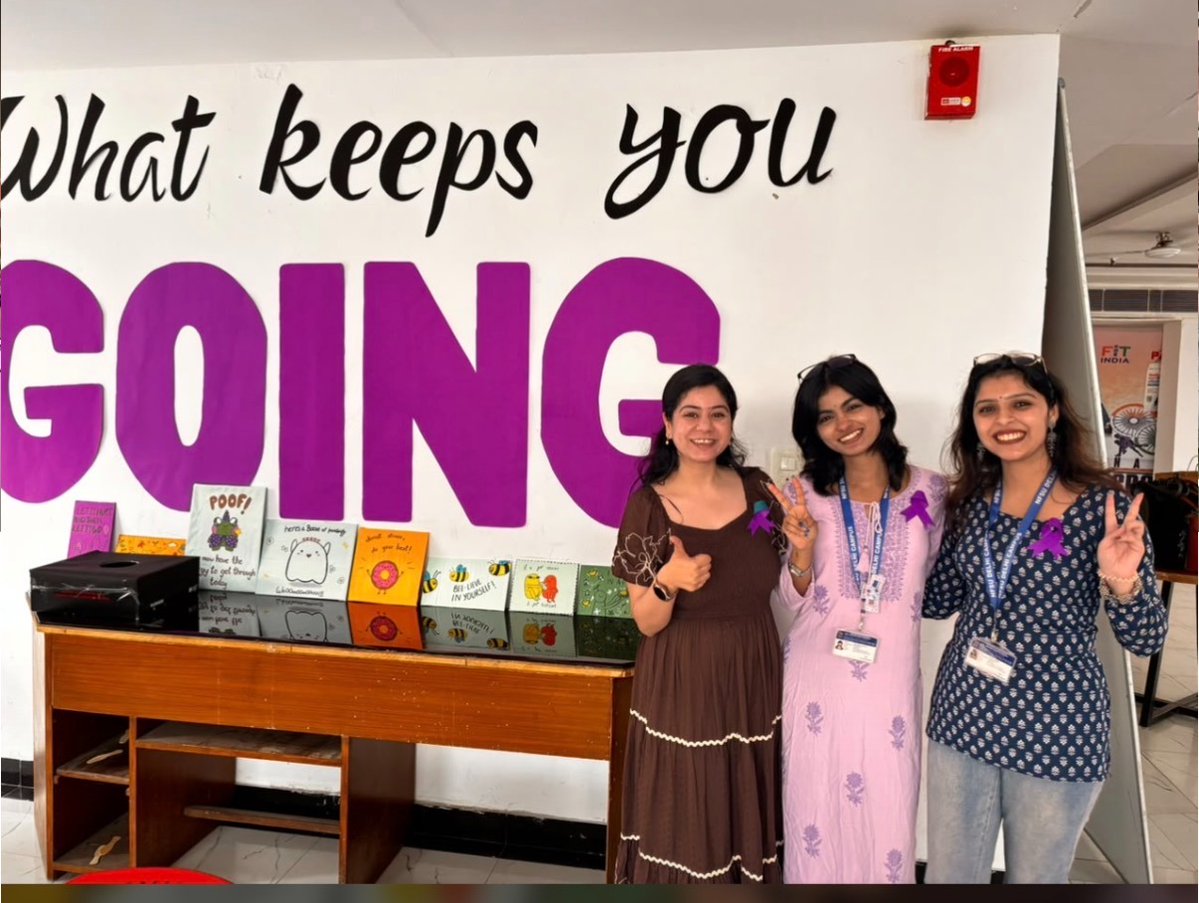 NFSU_Delhi's tweet photo. School of Behavioural Forensics, NFSU, Delhi organised Project Hope, a student engagement & suicide prevention awareness initiative.
#NFSU #NFSUDelhi #ProjectHope #SchoolOfBehaviouralForensics #StudentWellbeing #MentalHealthAwareness #SuicidePrevention #StudentEngagement #Campus https://t.co/Lc136rGTVr