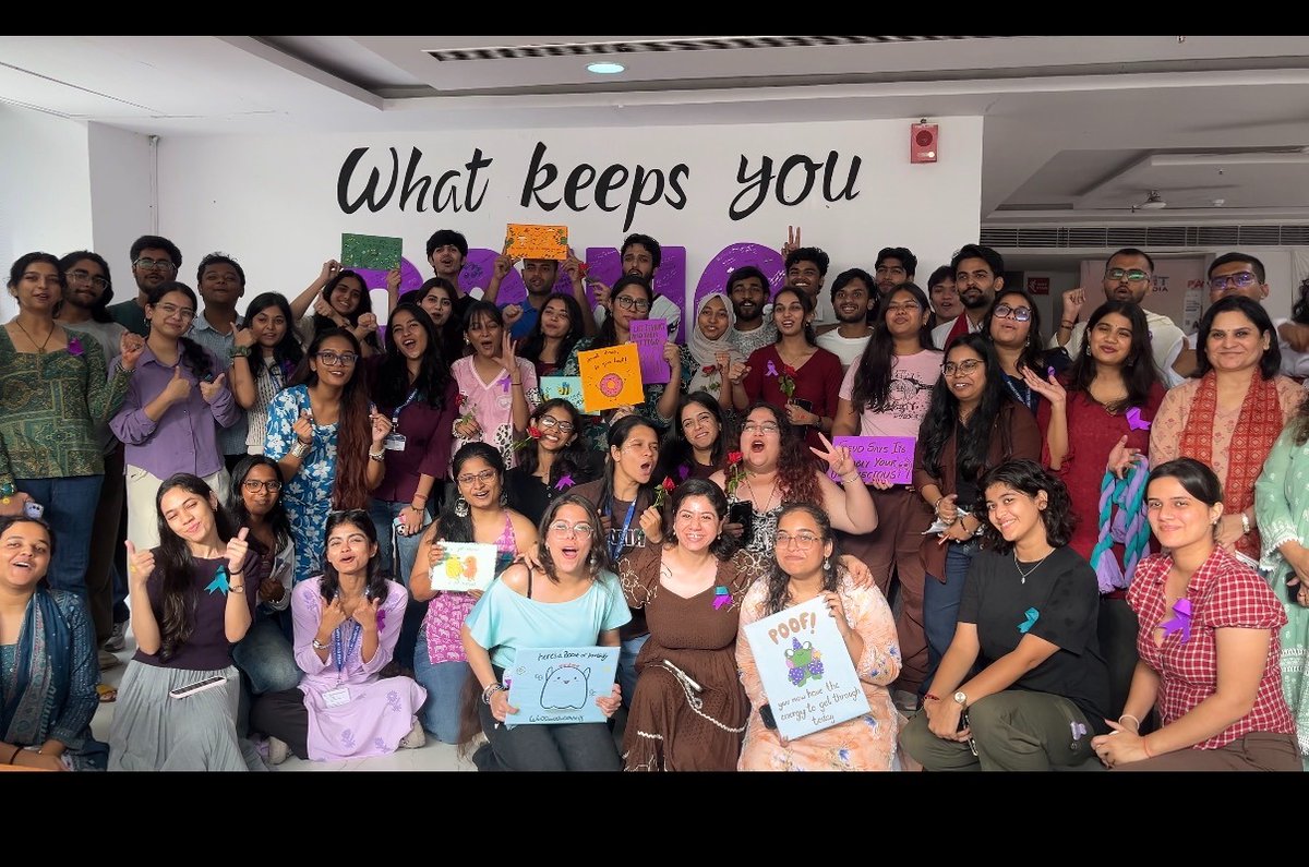 NFSU_Delhi's tweet photo. School of Behavioural Forensics, NFSU, Delhi organised Project Hope, a student engagement & suicide prevention awareness initiative.
#NFSU #NFSUDelhi #ProjectHope #SchoolOfBehaviouralForensics #StudentWellbeing #MentalHealthAwareness #SuicidePrevention #StudentEngagement #Campus https://t.co/Lc136rGTVr