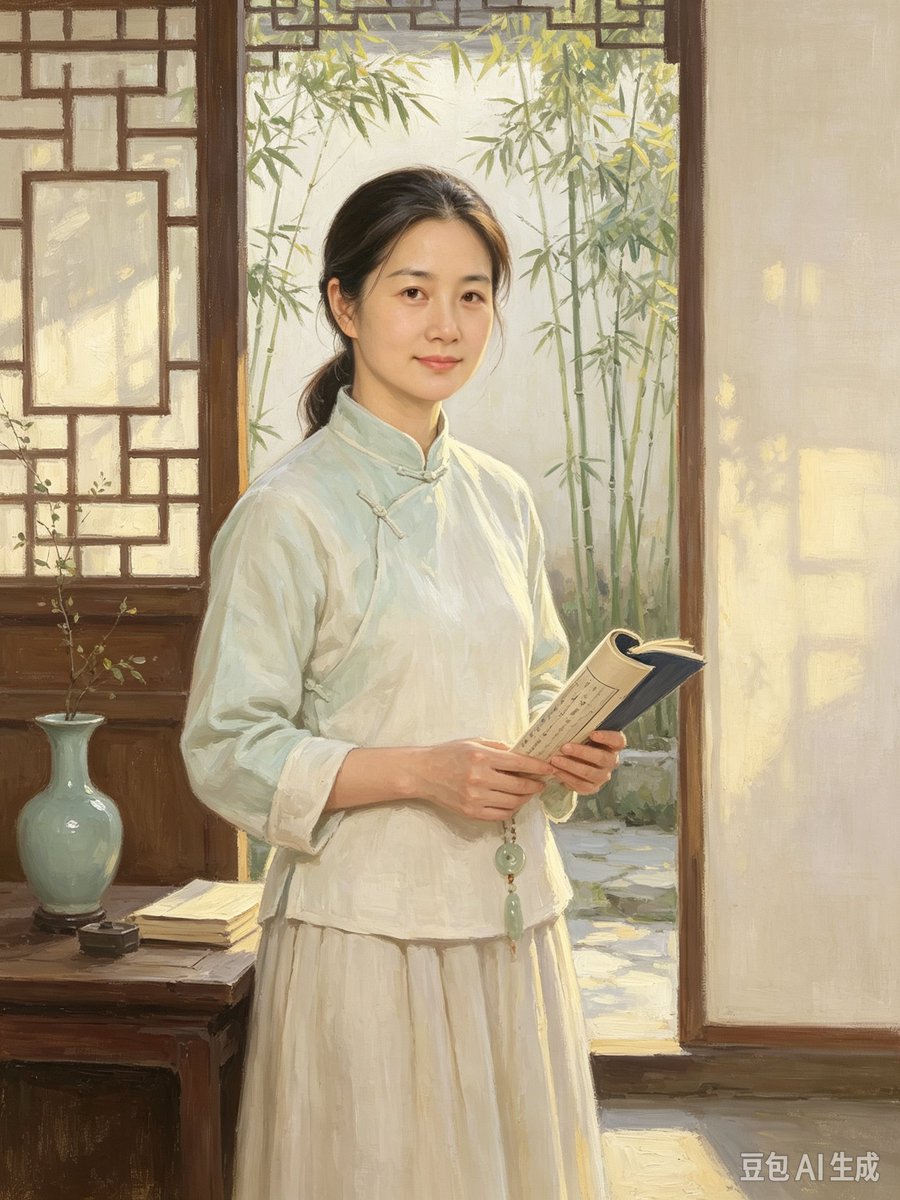 WeWgznc's tweet photo. 一个是窗边旗袍、竹影、看书。
一个是工笔仕女、团扇、松山。
哪个更像中国人眼里的「中国」？
是生活里能遇见的，还是画里才有的。
别只说好看。说你认哪张。
#AI绘画 #中国风 #豆包 #Grok #仕女图 https://t.co/uYiAxRavsu