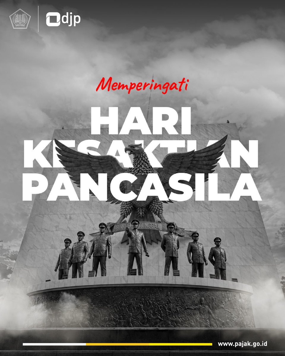 pajakbnaaceh's tweet photo. Pancasila mengajarkan kita untuk bergotong royong membangun Indonesia. 🇮🇩

Melalui pajak, kita bersama mendukung pembangunan dan mewujudkan manfaat bagi masyarakat.

Pajak untuk Indonesia, gotong royong untuk negeri. 🤝 https://t.co/k6QONlun3e
