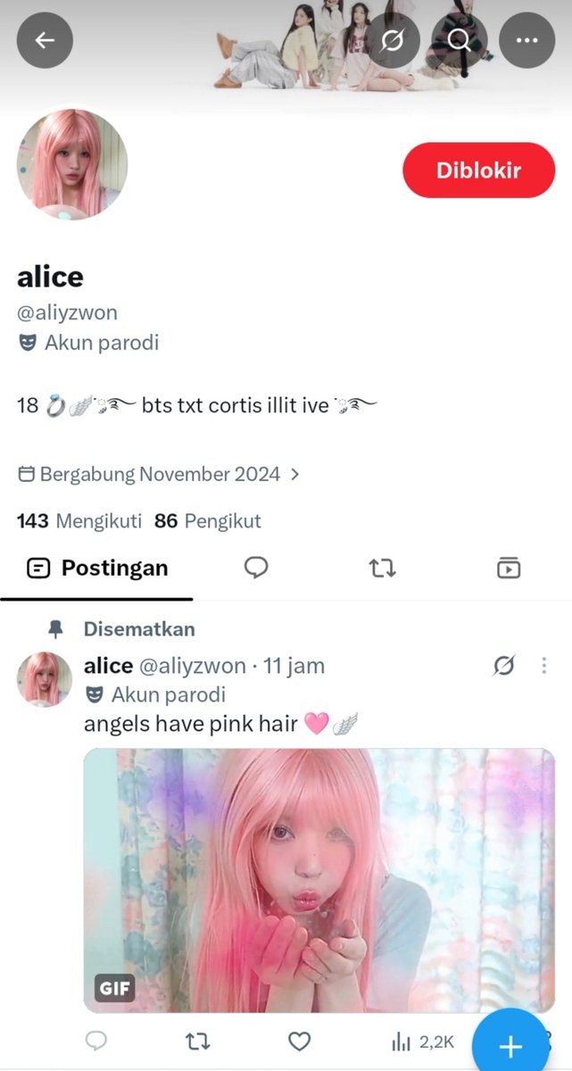 _MAGNETICK_'s tweet photo. TEMEN-TEMEN GEULLIS!! TOLONG RNB AKUN @/aliyzwon KARENA DIA SEKARANG BAWA-BAWA ILLIT!!! https://t.co/wLBb7V6ltk