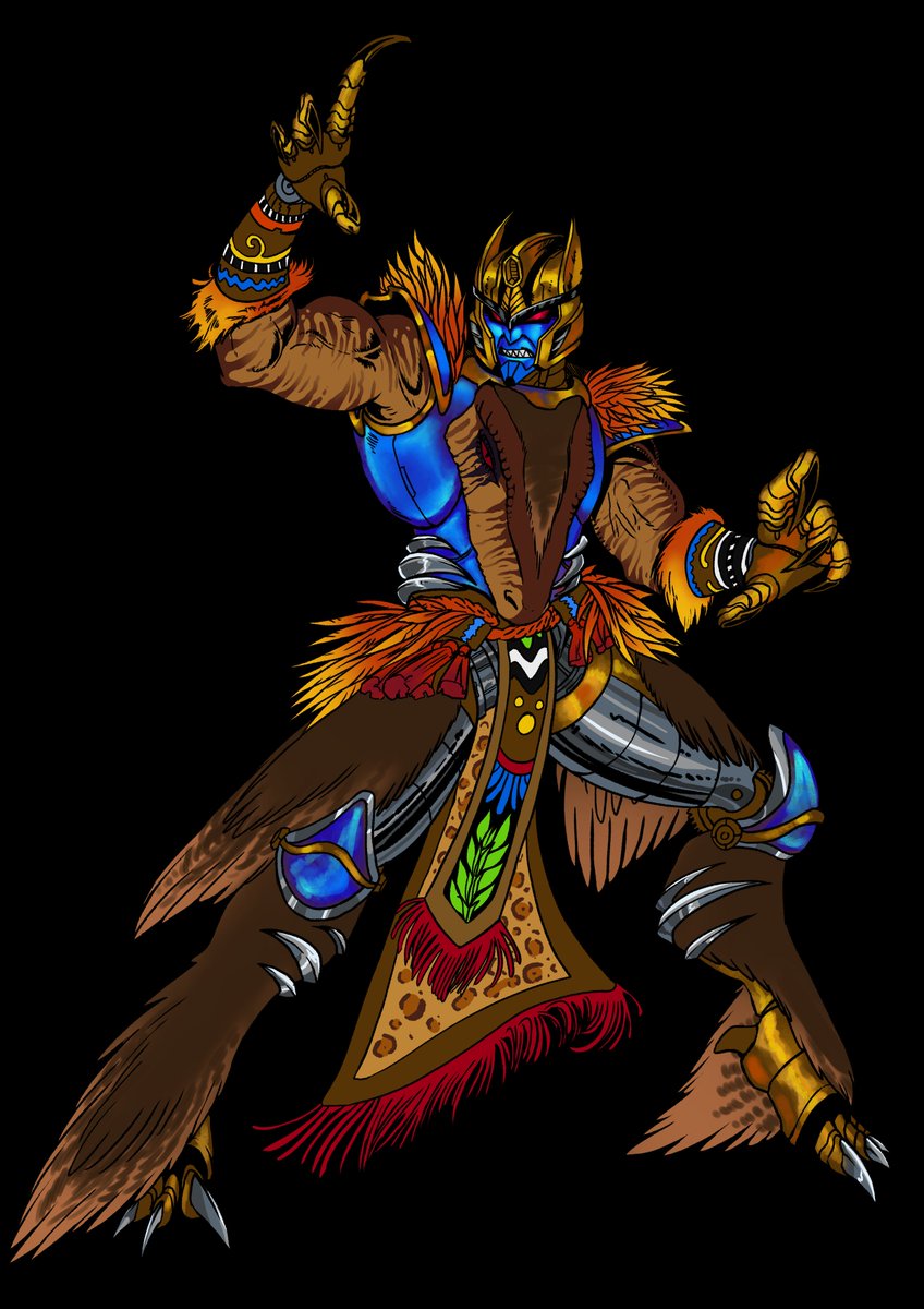 CaininKole's tweet photo. been on a beast wars kick! This is another little fan design idea where I chose to incorporate more modern understandings of dinosaurs as well as some Aztec inspiration. I've been playing around with the idea of Mesoamerican themed beast wars characters..
#transformers #beastwars https://t.co/gxg9LxYtk9