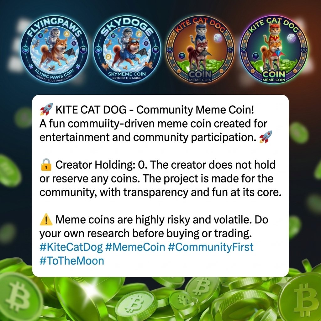 SolMemeLab1's tweet photo. 🚀 4 NEW MEME COINS JUST LAUNCHED! 🪁🐱🐶

I’m a new meme coin creator, and I’m building my journey one coin at a time. 🚀
Contract A] https://t.co/QPhuYKUP2K

Contract A]9pFXgHkf3oCPLj3WGLNHPvB1wyeZKaQgxSjEDrkgpump

#MemeCoin #Crypto #Solana #SolanaMemecoin #Memes #Popfun https://t.co/OPIDJzr9mE