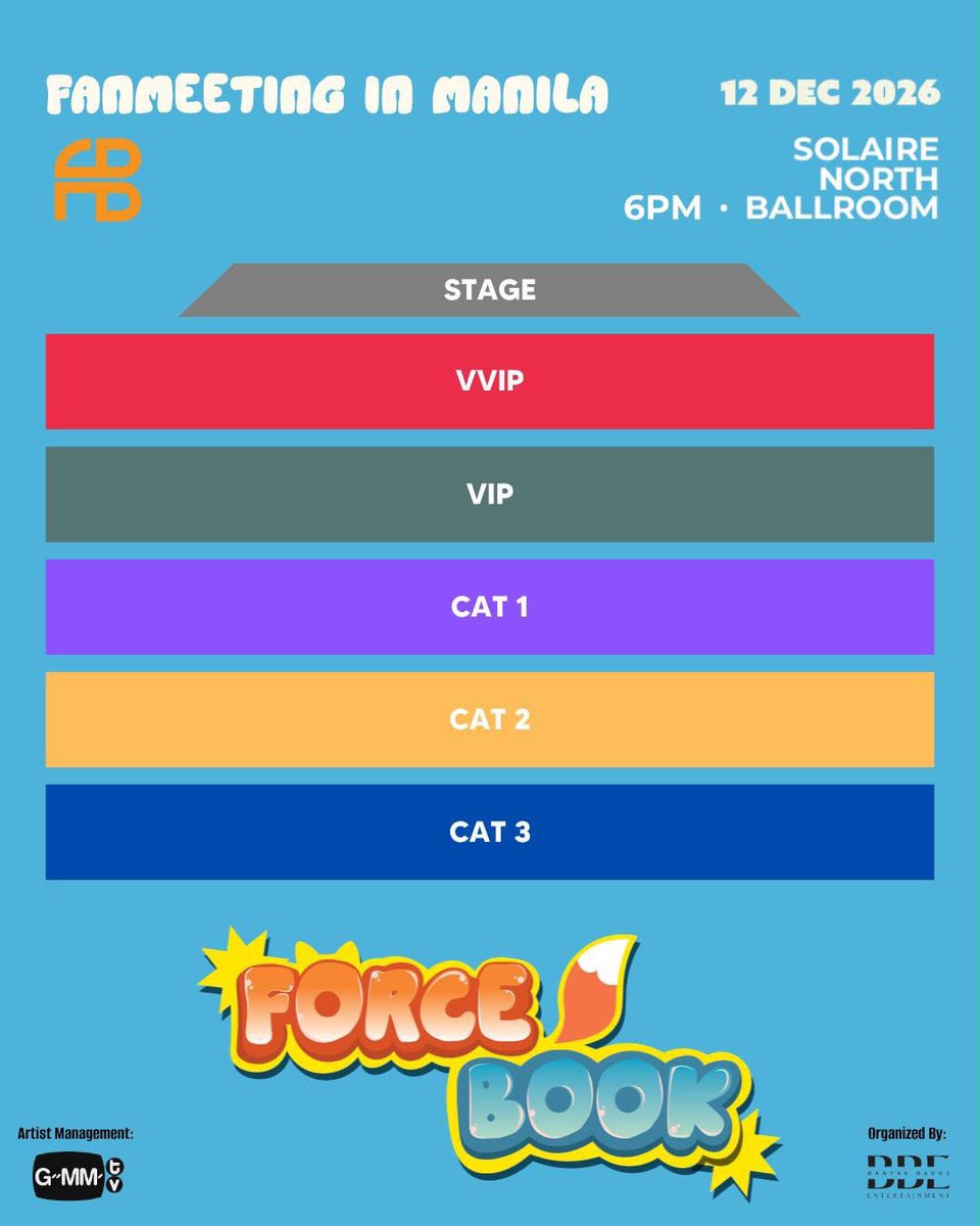 philconcerts's tweet photo. Thai stars Force and Book are coming back to Manila 🫶 FORCEBOOK Fan Meeting in Manila on December 12 at the Solaire North Ballroom!

Tickets go on sale on October 10, 12PM, via https://t.co/V54x3oQQgC 🎫

@banyakbagusent https://t.co/0k7NZADjT4