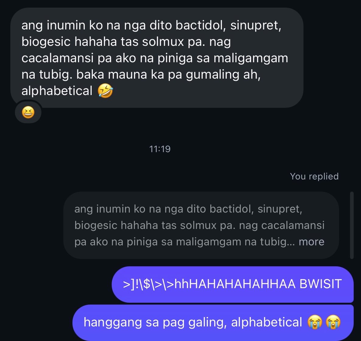 jjamiahn's tweet photo. siya lang talaga nakaisip niyan eh https://t.co/iDFiH9eysp