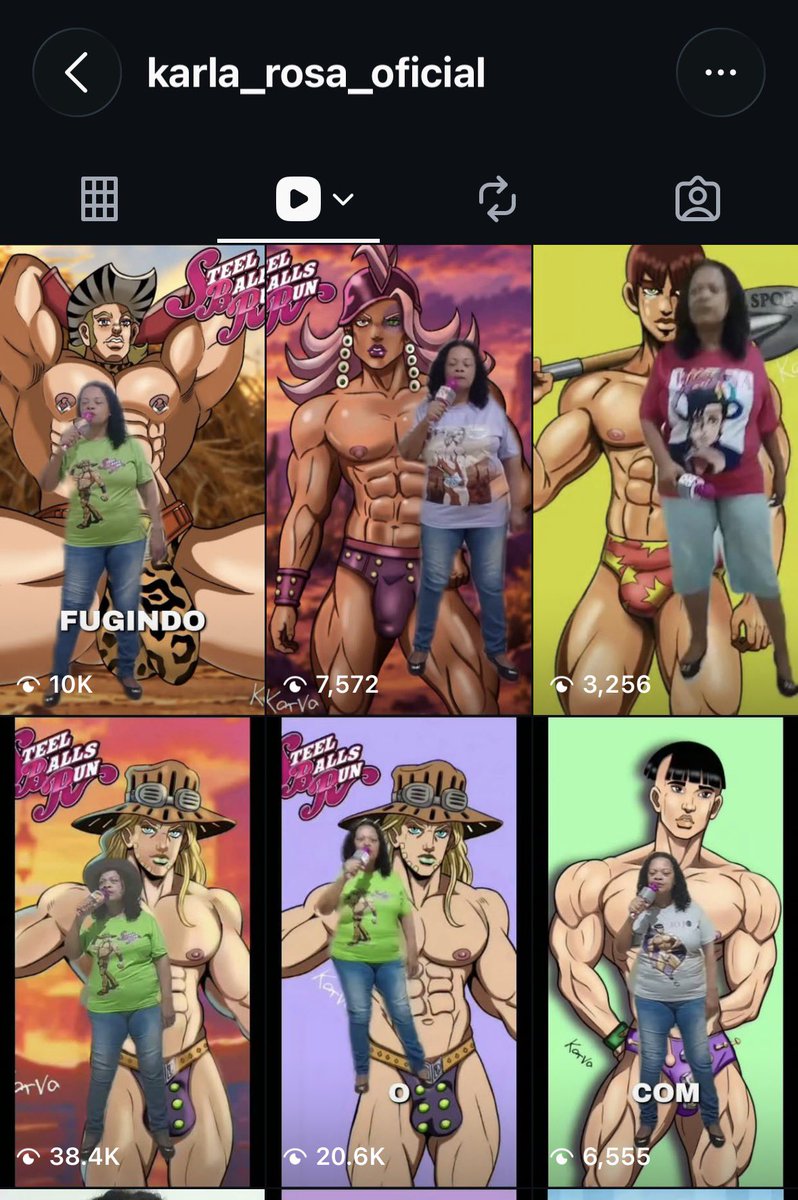 TetsuPet's tweet photo. I’m getting back into jojos a little bit and I was fortunately reminded of this queen. That’s all her son’s art in the background. https://t.co/5YoQSqjEUK