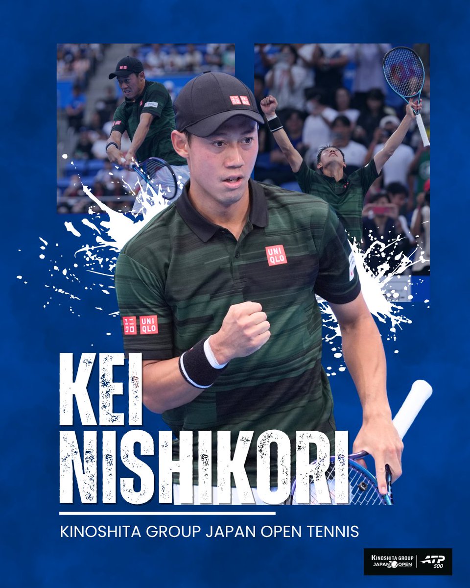 japanopentennis's tweet photo. ／
木下グループジャパンオープン2026
シングルス本戦WC
＼

#錦織圭 選手🎾

錦織選手にとって、現役最後の大会が
いよいよ始まります。

日本テニス界を長年牽引してきた錦織選手。
そのプレースタイルと人柄で、日本のみならず海外のファンからも愛されてきた日本が誇るテニスプレイヤーです✨

現役最後の大会で見せる錦織選手のプレーをぜひ最後まで目に焼き付けてください🔥

📸 Hiroshi Sato

#kinoshitajotennis #木下JOテニス #ATP500