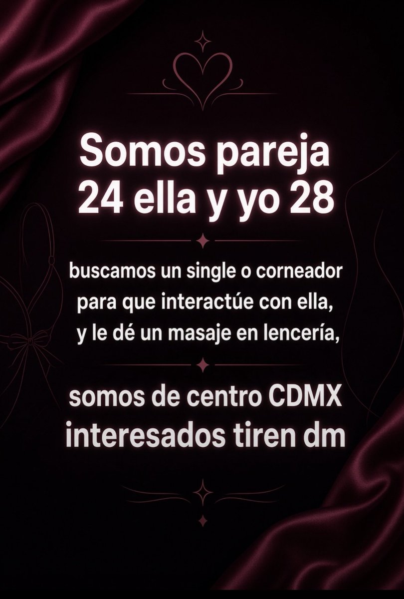 Rokcoegdx's tweet photo. @Esposas2026 @danbaddanboy Buscamos para el día sábado en la noches nos acercamos a un hotel por tu zona 

Fetiche de ella masajista single vergudo y limpio https://t.co/rRIfxsx8RK