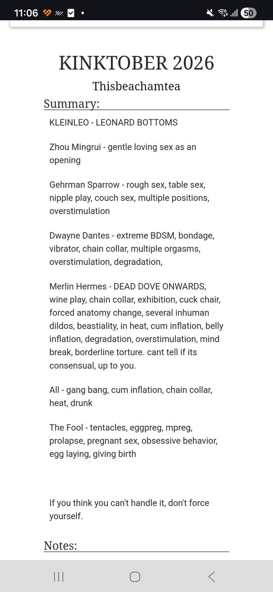 stirpp's tweet photo. HAPPY KINKTOBER!
i have a strict "dont like dont read" policy so i better not be seeing anything like "You're weird" in the comments #lotm
#kleinleo #leonard #klein
https://t.co/xssV3rghRB https://t.co/h1f4vI75zM