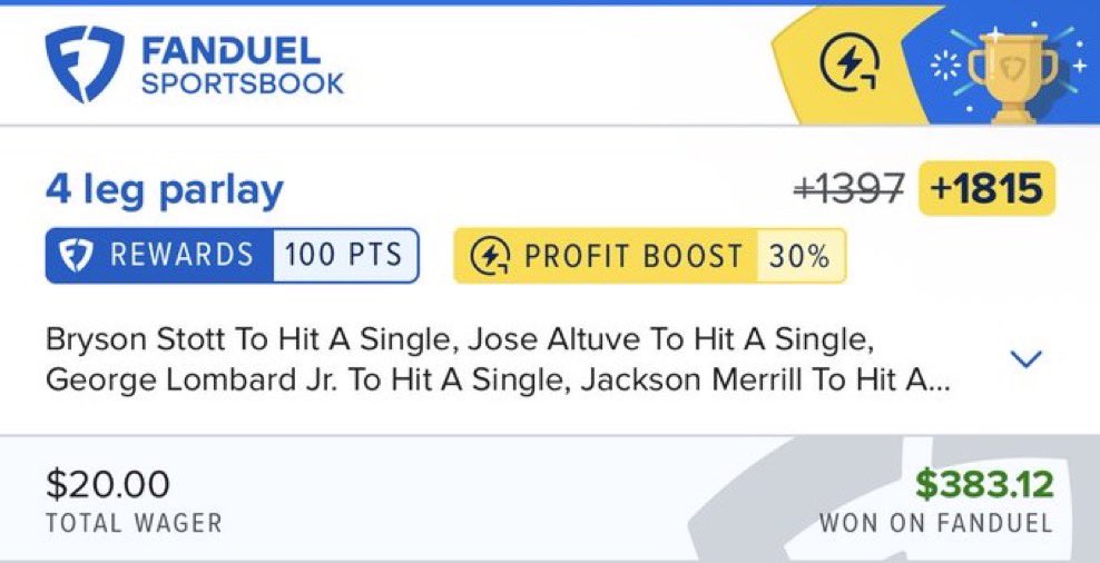 ParlayWithMia's tweet photo. 💥 BANNNNNG +1815 MLB WINNER!

MERRILL BRINGS US HOME IN HIS 1ST AB!!

Get ALL My VIP Picks On My Bio 🌟

(follow me to get free picks)

#MLB⚾️|#NBA🏀|#CBB🏀|#Prizepicks🔐#PROPS|#POTD📋#PARLAY|#NHL|#Picks #CSGO🔫|#WAKEANDCASH|#WNBA🏀#LaneKiffinHour #Summerleague @Playbook https://t.co/4Ee0UCSPxi