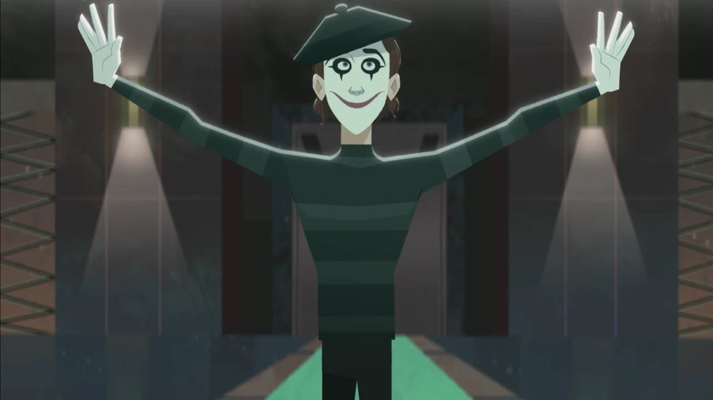 NobodyButChaps's tweet photo. Mime Bomb from Carmen Sandiego (2019 show), has little to no Rule34. https://t.co/OVBMmOxGvJ