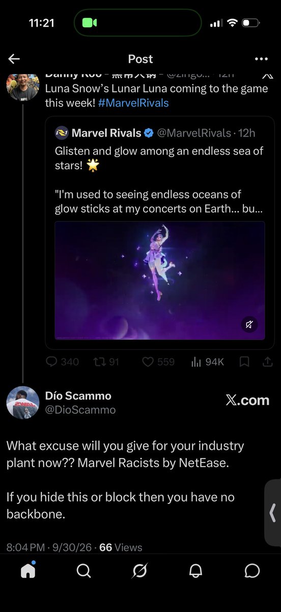 DioScammo's tweet photo. Tell Danny that if he put the same effort into the health of the game as he does Industry Snow, maybe people would actually be willing to tolerate her as a character.

Would your own creation like you in real life if she knew the experience you were depriving from others? https://t.co/QbUOqVPPBv