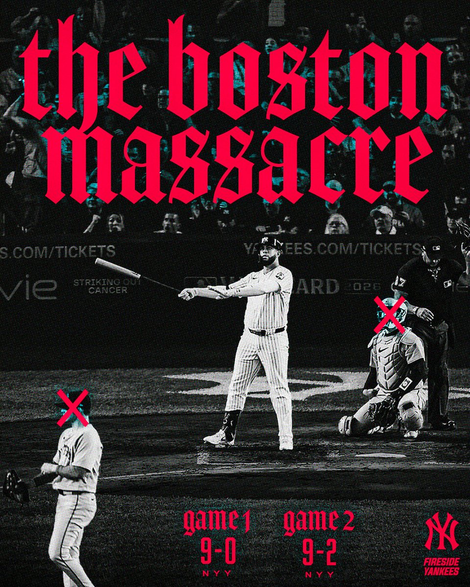 FiresideYankees's tweet photo. GO HOME BOSTON. ON TO TAMPA.

#Yankees #RedSox https://t.co/8HPzUswTIX