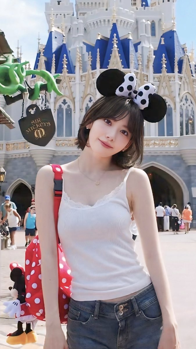 ppeanutyou's tweet photo. โหน้อง พี่สากับดิสนีย์แลนด์น่ารักเกินน ใจเจ่บ🫠❣️

#사쿠라 #宮脇咲良 #SAKURA https://t.co/f2NshffWDz