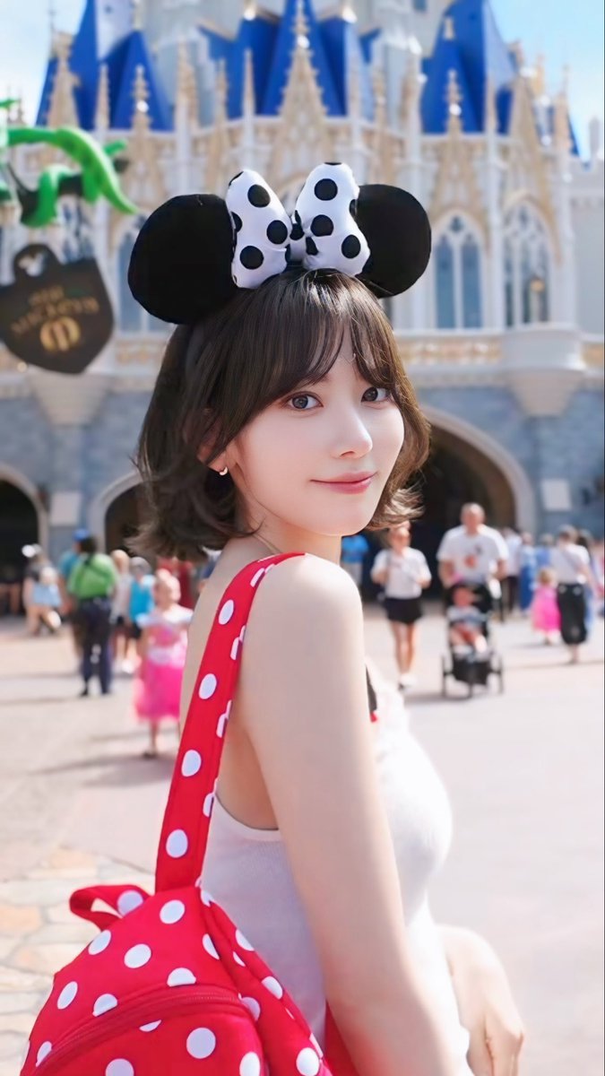 ppeanutyou's tweet photo. โหน้อง พี่สากับดิสนีย์แลนด์น่ารักเกินน ใจเจ่บ🫠❣️

#사쿠라 #宮脇咲良 #SAKURA https://t.co/f2NshffWDz
