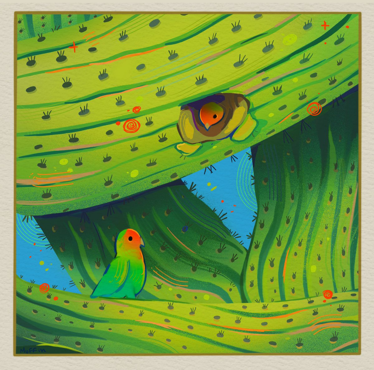 imamuffiin_'s tweet photo. Esta muy bonita la foto como para no dibujarla 🦜🌵 https://t.co/0o62Qu6HZd